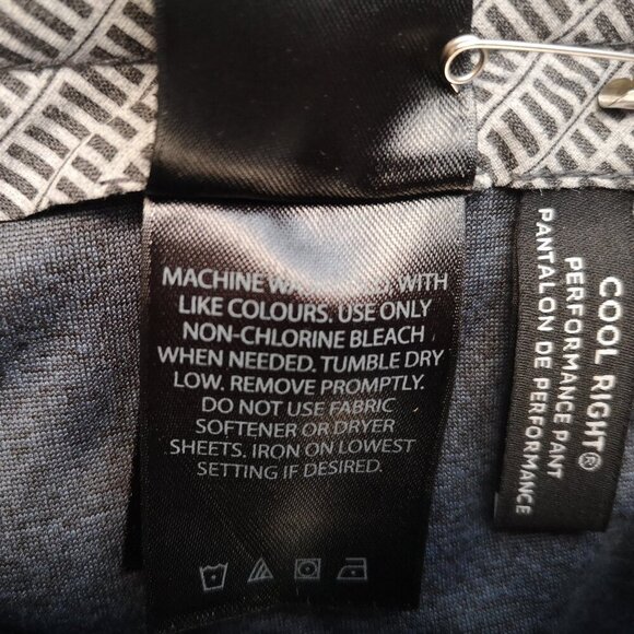 NWT Haggar Cool Right Men's Size 42/32 Flat Front Straight Fit Tan Pants - Picture 4 of 16